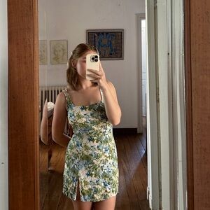 reformation noha mini dress / hillside great condition